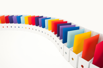 Paperwork production line alternate text for this image