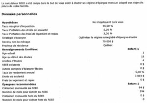 Calculateur de REEE