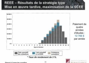 REEE – Résultats de la stratégie type