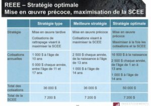 REEE – Stratégie optimale