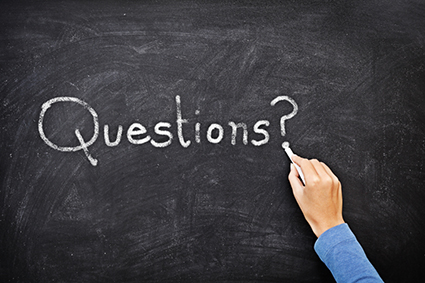 Questions blackboard alternate text for this image