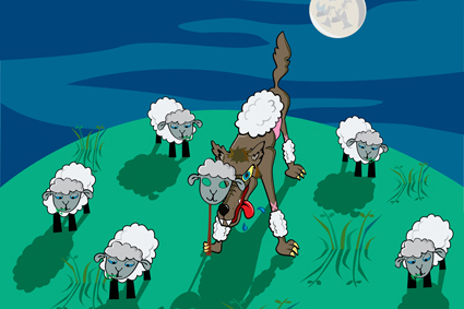 Loup_Moutons_Masque_Ruse_Stratagme_Fraude_425 alternate text for this image