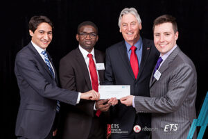 Un poteau à la fibre écolo