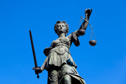 Lady Justice, Frankfurt, Germany. alternate text for this image