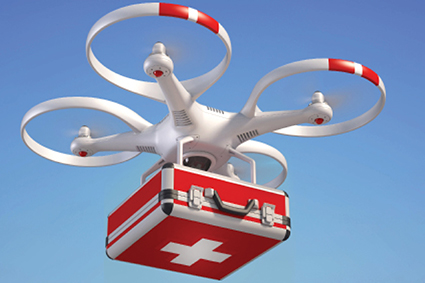 Survivre_Soin_Secours_Sante_Drone_Aide_425x283 alternate text for this image