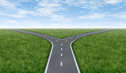 Cross roads horizon alternate text for this image