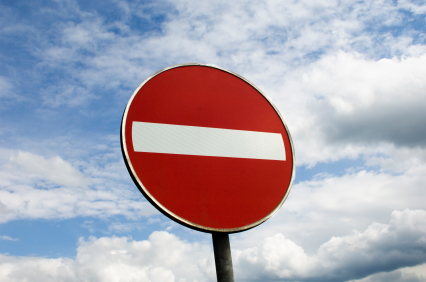 No Entry Sign alternate text for this image