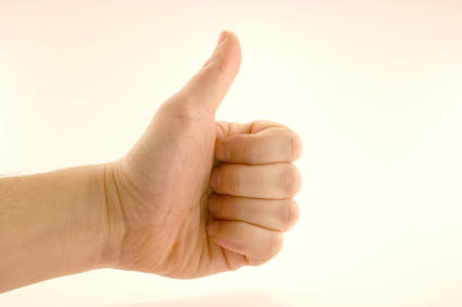 Thumbs up alternate text for this image