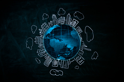 Planete_Terre_Globe_Building_Ville_Nuages_Dessin_425x283 alternate text for this image