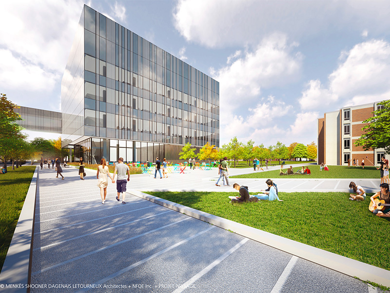 Annexe du complexe des sciences Richard-J.-Renaud, l’incubateur des sciences appliquées.