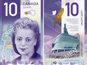 Le nouveau billet de 10 $ entre en circulation