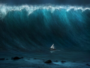 Les chiens de garde hurlent à la lune