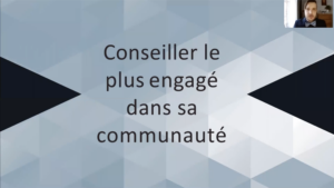 Le conseiller le plus engagé dans sa communauté dévoilé!