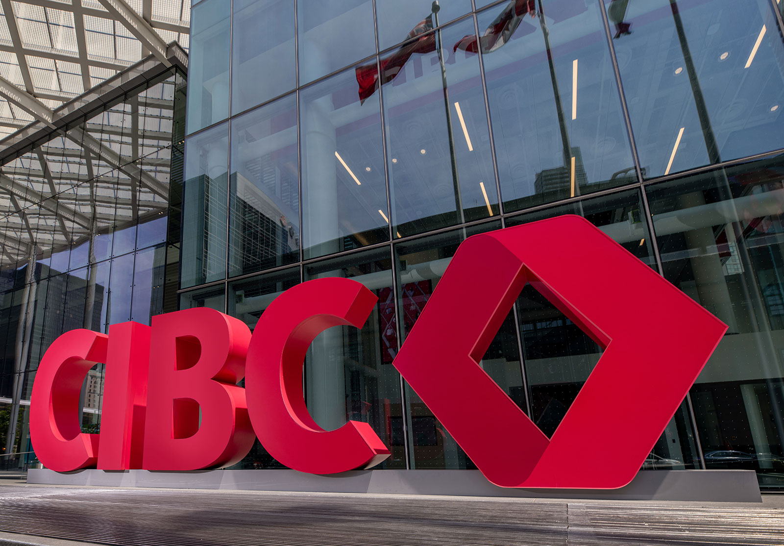 CIBC signe dans la rue