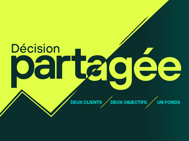 Graphique disant et représentant le titre « Décision partagée »