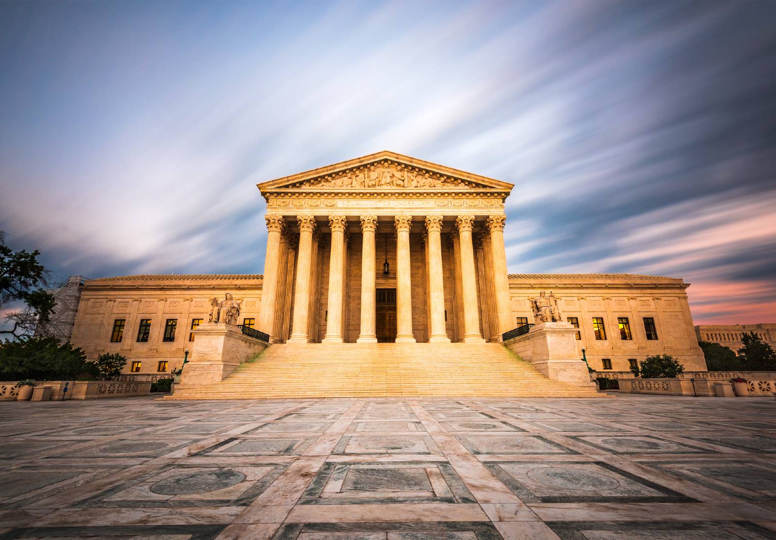 Bâtiment de la Cour suprême des États-Unis à Washington DC.
